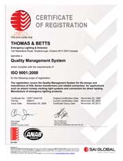 ISO 9000 certificate